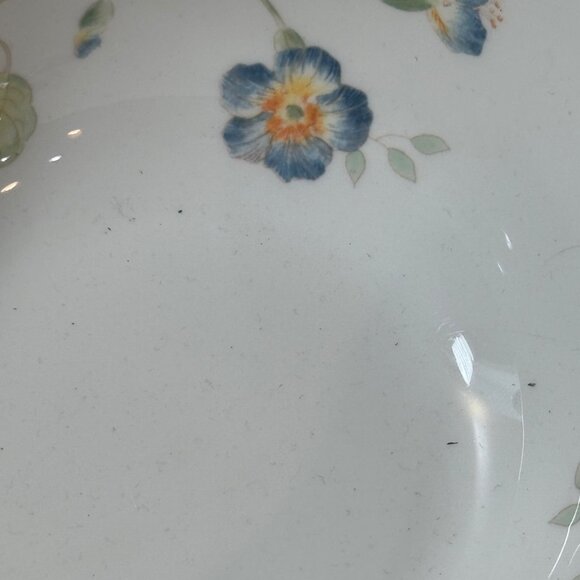 Lenox Butterfly Meadow Porcelain Floral Soup Bowl  7" - Picture 2 of 8